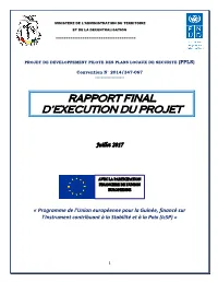 Rapport Final D'execution Du Projet
