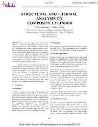Structural and Thermal Analysis on Composite