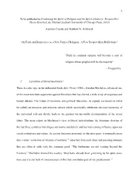 Tocqueville Chapter Craiutu and Holbreich FINAL (February 7, 2015)