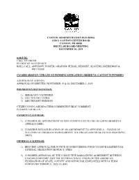 Board Packet