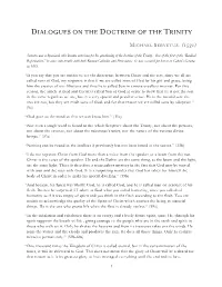 Dialogues on the Doctrine of the Trinity