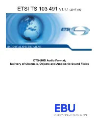 Ts 103 491 V1.1.1 (2017-04)