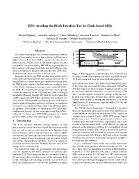 ZNS: Avoiding the Block Interface Tax for Flash-Based Ssds