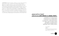 Arias with a Twist Created Byjoey Arias Andbasil Twist