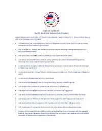 CODE of CONDUCT: the 24Th World Scout Jamboree Code of Conduct