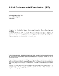Construction of 84 Subprojects Initial