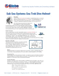 Globe's All-Composite Dive Helmet