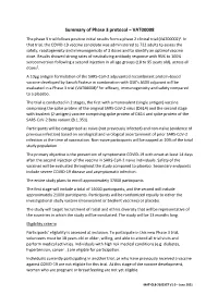 Summary of Phase 3 Protocol – VAT00008