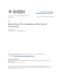 Introduction, the Constitution of the State of Connecticut