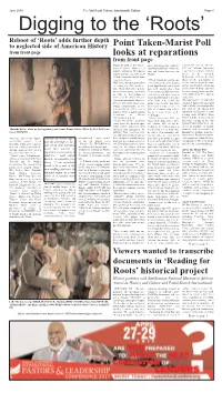 Looks at Reparations from Front Page Should Be Paid to the Descen- Sitive and Provocative Subject," Beyond This Concern