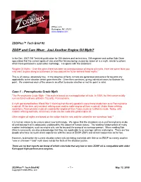 ZDDP and Cam Wear: Just Another Engine Oil Myth?