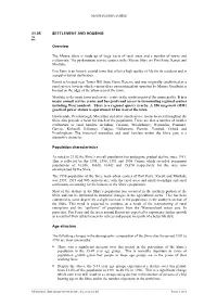 21.05 SETTLEMENT and HOUSING Overview the Moyne Shire Is Made