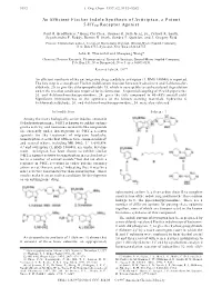 An Efficient Fischer Indole Synthesis of Avitriptan, a Potent 5-HT1D Receptor Agonist