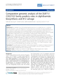 Comparative Genomic Analysis of The