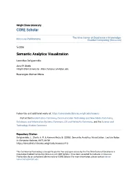 Semantic Analytics Visualization
