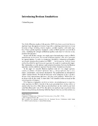 Introducing Boolean Semilattices