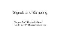 Signals and Sampling