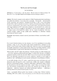 The Precariat and Class Struggle by Guy Standing