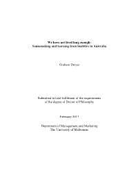 We Have Not Lived Long Enough: Sensemaking and Learning from Bushfire in Australia