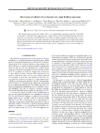 (2020) Observation of Collective Decay Dynamics of a Single Rydberg