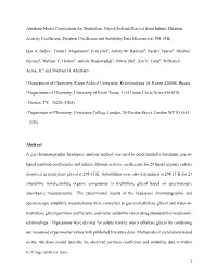 Abraham Model Correlations for Triethylene Glycol Solvent Derived from Infinite Dilution