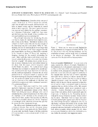 ACOUSTIC FLUIDIZATION: WHAT IT IS, and IS NOT. H. J. Melosh1 1Earth Atmosphere and Planetary Sciences, Purdue University, West Lafayette in 47907