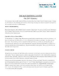 Bain Birthing Center Statistics