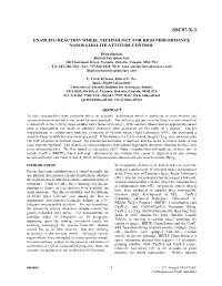 Enabling Reaction Wheel Technology for High-Performance Nanosatellite