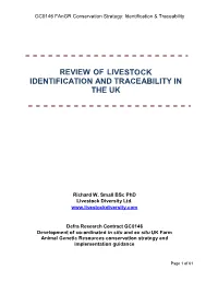 Identification and Traceability Final