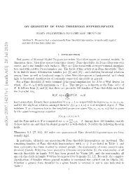 On Geometry of Fano Threefold Hypersurfaces 3