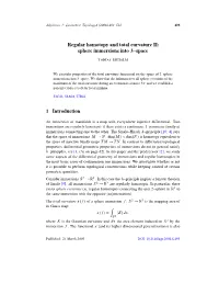 Sphere Immersions Into 3–Space