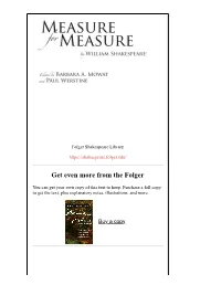 Measure for Measure