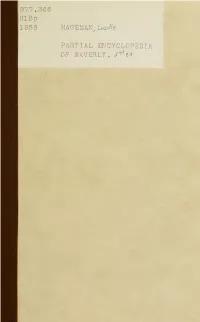 Partial Encyclopedia of Waverly