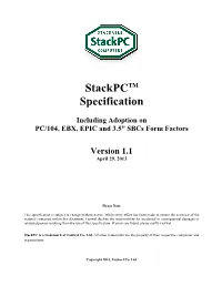 COM/104 Specification