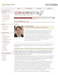 Dr. David P. Bartel Journal Interviews
