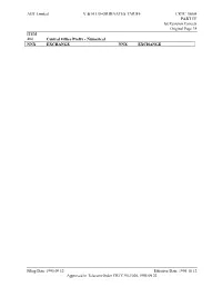 400 Central Office Prefix - Numerical NNX EXCHANGE NNX EXCHANGE