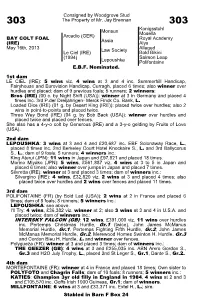 Consigned by Woodgrove Stud the Property of Mr. Jay