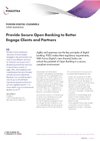 Open Banking (Factsheet)