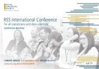 2018 Conference Directory