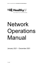 HSF Network Operations Manual