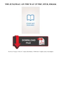 The Jungfrau: on the Way up Pdf, Epub, Ebook