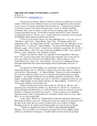 THE LIFE and TIMES of WILD BILL CLANTON by Rick Lai © 2007 Rick Lai Rlai@Optonline.Net