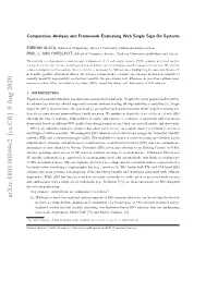 Comparative Analysis and Framework Evaluating Web Single Sign-On Systems
