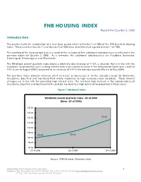 FNB HOUSING INDEX Report for Quarter 3, 2006