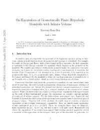 On Eigenvalues of Geometrically Finite Hyperbolic Manifolds With