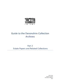 Guide to the Devonshire Collection Archives