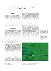 Problems of the Late Neolithic Absolute Chronology in Eastern Croatia