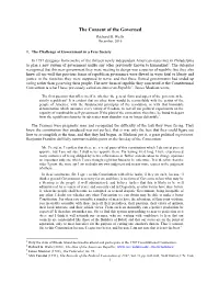 The Consent of the Governed.Pdf