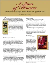 A Sima of Flowers an Interview with Ayya Anandabodhi and Ayya Santacitta by Donna Mccarthy