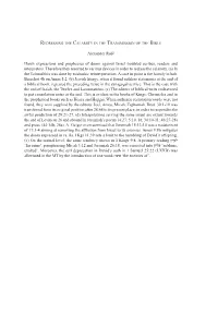 Alexander Rofé Harsh Expressions and Prophecies of Doom Against